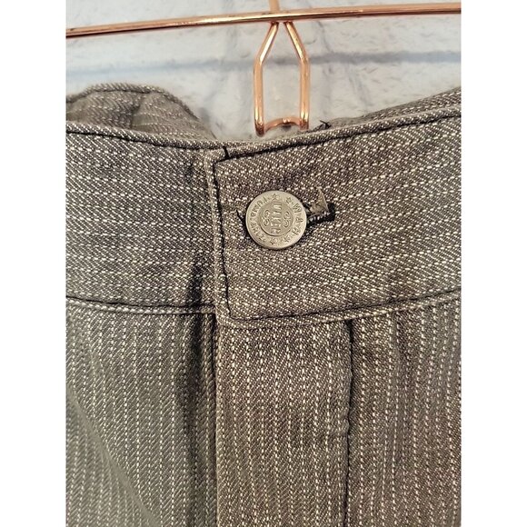 Wah Maker Frontier Pants Mens 46 Gray Buttonfly Buckle Back Suspenders Western - Picture 3 of 10